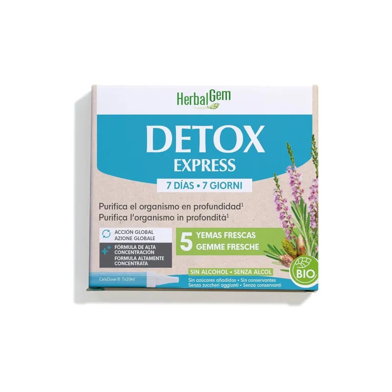 PRANAROM DETOZ EXPRESS MONODOSIS 7 X 10 ML
