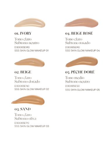 SENSILIS SKIN GLOW MAKE-UP COLOR 01 IVORY 30 ML - Imagen 2