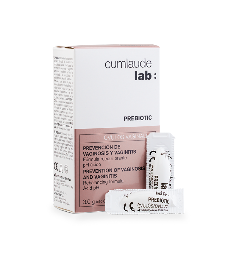CUMLAUDE PREBIOTICO OVULOS VAGINALES 10 UD