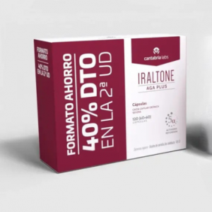 IRALTONE AGA PLUS DUPLO 40% 2º UD 120 CAPSULAS