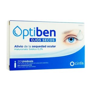 OPTIBEN OJOS SECO 20 UNIDOSIS
