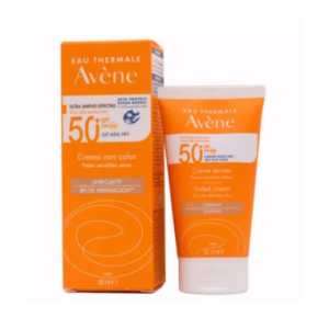 SOLAR AVENE CON COLOR PIEL SENSIBLE SPF50+ 50ML
