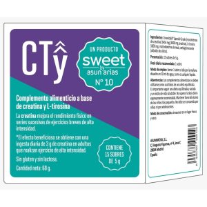 SWEET CTY CREATINA + L-TIROSINA 15 SOBRES