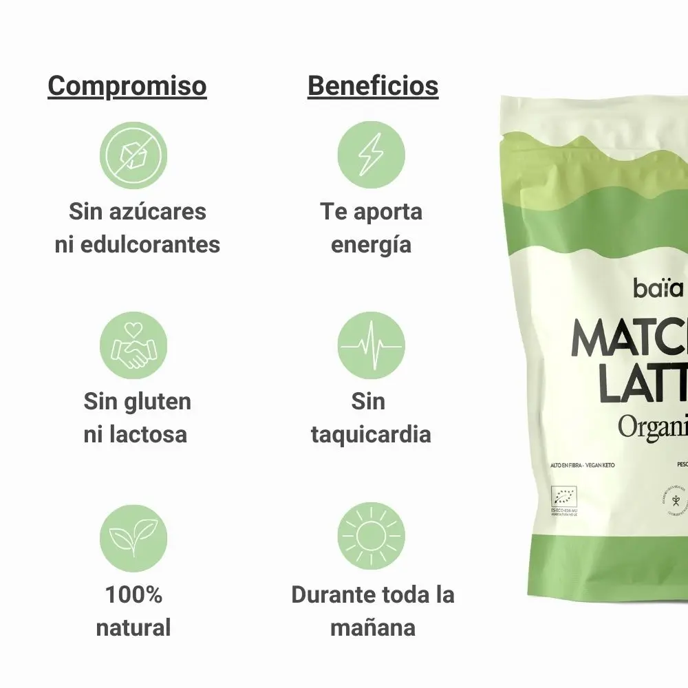 BAIA MATCHA LATTE 150G - Imagen 2